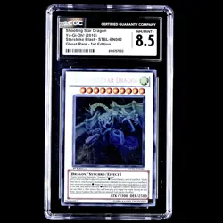 Yu-Gi-Oh Shooting Star Dragon Ghost Rare Card STBL-EN040 1st Edition CGC 8.5 NM - Image 1