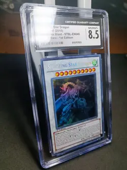 Yu-Gi-Oh Shooting Star Dragon Ghost Rare Card STBL-EN040 1st Edition CGC 8.5 NM - Image 3