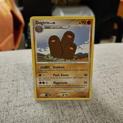 Dugtrio Pokemon TCG Platinum Non-Holo Rare Card #24/127 - Image 1