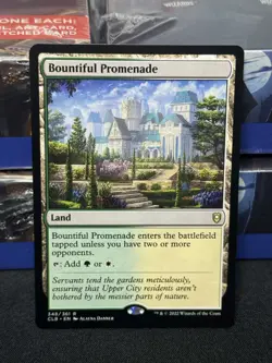 Bountiful Promenade MTG Battle for Baldurs Gate CLB Unplayed New Mint Card # 348 - Image 1