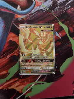 Pokemon TCG Ultra Necrozma GX Holo Ultra Rare Card 127/131 - Image 1
