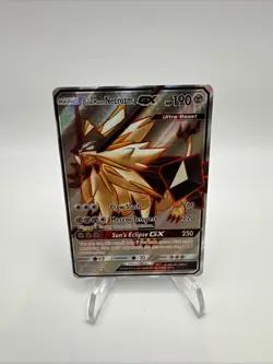 Pokemon Dusk Mane Necrozma GX (Full Art) 145/156 Sm-Ultra Prism Holo Card - Image 1