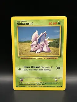 Nidoran M Bundle 55/102 97/132 - Pokemon Cards - MP/DMG - Image 2