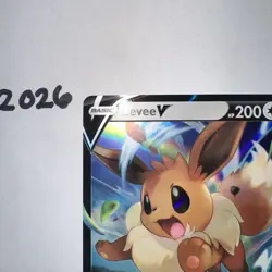Pokemon Eevee V 108/159 Crown Zenith Ultra Rare Holo Card 2023 - Image 2