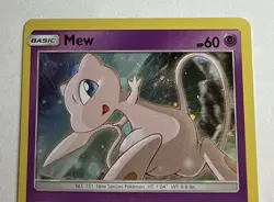 Pokemon Mew TCG SM215 Sun & Moon Black Star Promo Holo Card LP - Image 2