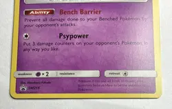 Pokemon Mew TCG SM215 Sun & Moon Black Star Promo Holo Card LP - Image 3