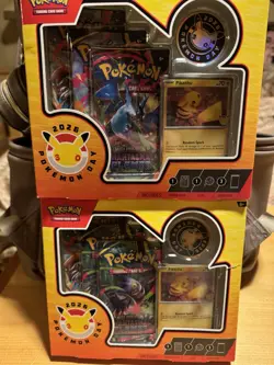 2 Pokemon Day 2026 Boxes Sealed w/ Promo Card, Coin, Booster Pokemon TCG English - Image 1