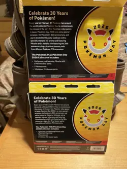 2 Pokemon Day 2026 Boxes Sealed w/ Promo Card, Coin, Booster Pokemon TCG English - Image 2