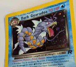 Vintage Dark Gyarados Holo Team Rocket 8/82 Prerelease Pokemon Card 2000 - Image 4