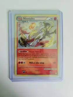 Pokemon Card Ninetales 7/123 HeartGold Soulsilver 2010 - Image 1