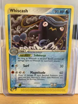 Pokemon 2003 EX Dragon 48/97 Whiscash Card NM-MT!! - Image 1