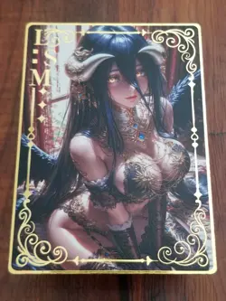 Albedo - Overlord - Goddess Story Gold Metal LSM Card - Image 1
