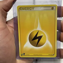 Pokemon Lightning Electric Energy EX Ruby & Sapphire 109/109 NM/MT E-Reader Card - Image 1