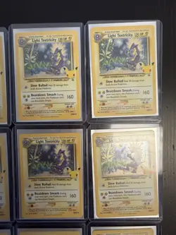 Pokemon Celebrations Light Toxtricity SWSH137 Sword & Shield Promo Lot 24 Cards - Image 4