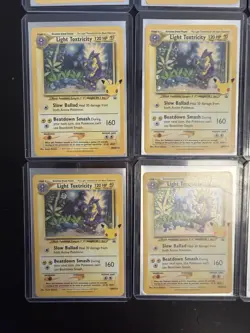Pokemon Celebrations Light Toxtricity SWSH137 Sword & Shield Promo Lot 24 Cards - Image 5