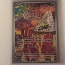 Pokemon Drowzee Illustration Rare 210/198 Scarlet & Violet Holo Card - Image 2