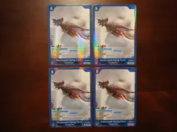 Godzilla Card Game TCG EBP01-054 R Rare Foil Destoroyah Flying Form x4 Playset - Image 1