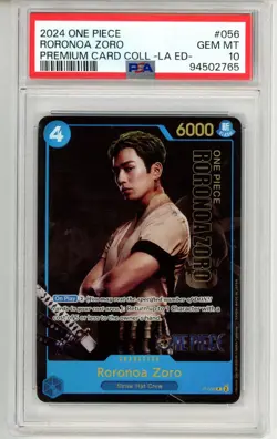 PSA GEM MT 10 Roronoa Zoro (Premium Card Collection Live Action Edition) P-056 - Image 1