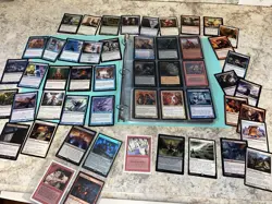 MTG Binder Variety Of Magic The Gathering Cards - Vintage -Onward!+ Mythic/rare! - Image 1