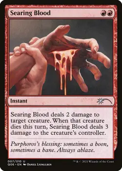 MTG Searing Blood ** Pioneer Challenger Decks 2021 ** English (NM) - Image 1