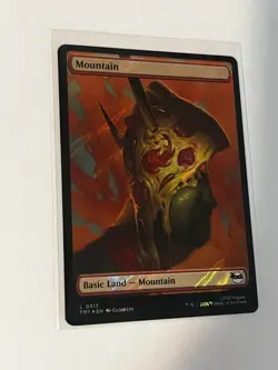 Mountain L 256 SURGE FOIL TMNT Borderless Pizza Land MTG NM - Image 2