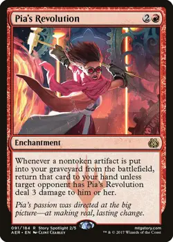 MTG Pia's Revolution ** Aether Revolt ** English (LP) - Image 1