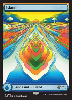 MTG Island (1479) Full Art ** Secret Lair Drop ** English (NM) - Image 1