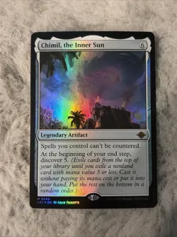 Magic: The Gathering Stamped FOIL Promo Chimil, the Inner Sun NM Condition 249 - Image 1