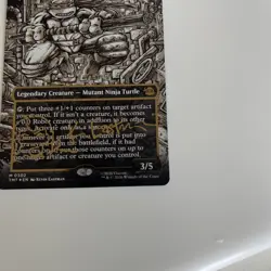 Donatello, Mutant Mechanic (Borderless) (Gold-Stamped Signature) TMNT Foil - Image 4