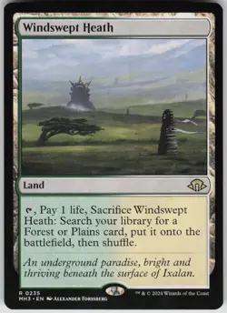 MTG Windswept Heath Normal NM Modern Horizons 3 Magic 235 - Image 1