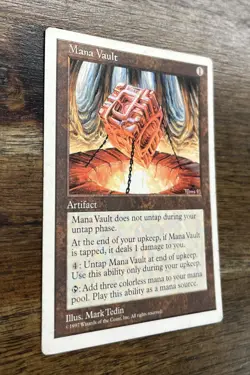 Magic the Gathering 5th Edition Mana Vault MP/HP Condition - Image 3