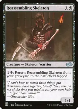 NM Reassembling Skeleton, MTG, Jumpstart 2022, Magic the Gathering, 125 - Image 1
