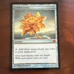 Wizards Magic: The Gathering Gilded Lotus Artifact Daniel Ljunggren 2018 FTV - Image 1
