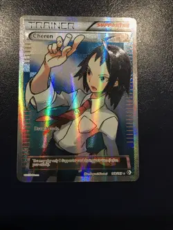 Pokemon TCG Cheren Boundaries Crossed Holo Full Art Ultra Rare Card 148/149 - Image 1