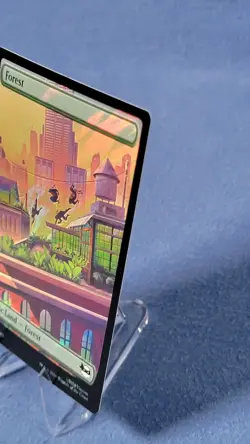 Surge Foil TMNT Full Art Forest Land Magic the Gathering Mtg 309 NM - Image 2