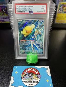 Pokemon Destined Rivals Misty's Psyduck #193 Illustration Rare PSA 9 - Image 1