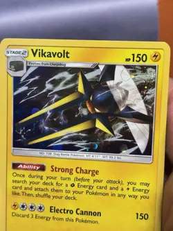 Vikavolt SM28 Black Star Promo Pokemon TCG Holo - Image 3