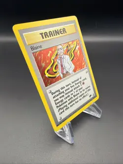 Blaine - Holo - 17/132 Gym Challenge - Pokemon TCG - 2000 - Image 4