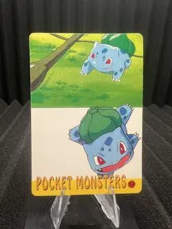 Pokemon Vintage Pocket Monsters Vending HOLO Prism Sticker 1999 Nintendo Japan - Image 2
