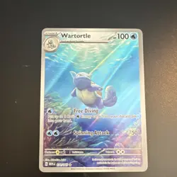 Pokemon Wartortle 171/165 Sv: Scarlet & Violet 151 Illustration Rare Holo - Image 1