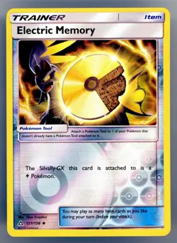 Pokemon Ultra Prism Electric Memory 121/156 Reverse Holo - Image 1