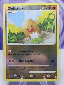 Pokemon Diglett Common Secret Wonders 85/132 LP Reverse Holo - Image 1