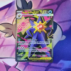 Pokemon TCG: Perfect Order Mega Starmie EX 102/088 Full Art Ulta Rare - Image 1