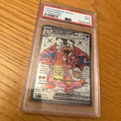 Pokemon TCG: Ultra Rare Charizard ex 215/197, Obsidian Flames - PSA 9 Mint - Image 1