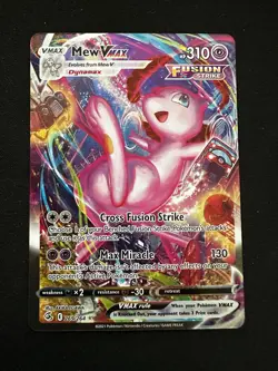 Pokemon TCG Mew VMAX 269/264 Alternate Art Secret Fusion Strike NM - Image 2