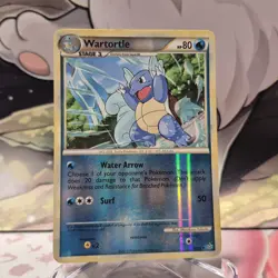 Pokemon Wartortle 42/95 HGSS Unleashed Reverse Holo - MP/LP - Image 1