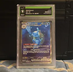 Pokemon Blastoise ex 200/165 Sv: Scarlet & Violet 151 Holo Degree 9 - Image 1