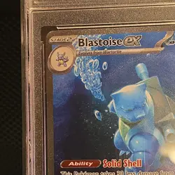 Pokemon Blastoise ex 200/165 Sv: Scarlet & Violet 151 Holo Degree 9 - Image 2