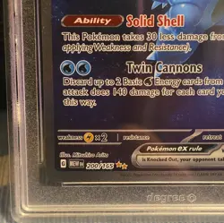 Pokemon Blastoise ex 200/165 Sv: Scarlet & Violet 151 Holo Degree 9 - Image 5