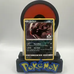 Darkrai 87/147 Reverse Holo Pokemon League Stamped Promo Pokemon Card - Image 1
